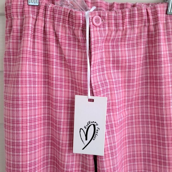 NWT Red Berry Fashion vintage style pink stripe pants - Picture 2 of 7